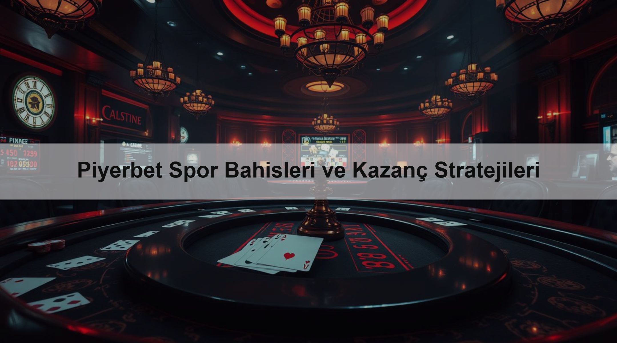 Piyerbet Spor Bahisleri ve Kazanç Stratejileri